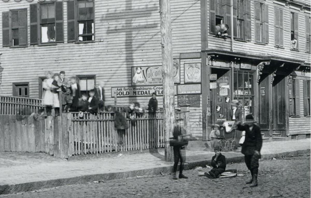 132 Marginal Street, East Boston, MA., April 17, 1909, Boston City Archives (detail)