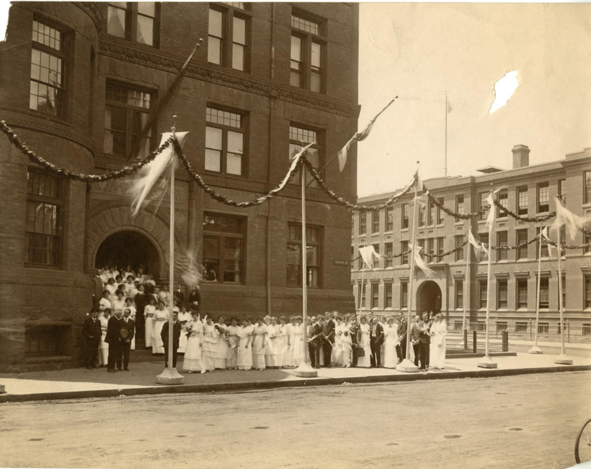 Commencement Day, circa 1885-1930, Massachusetts College of Art and Design