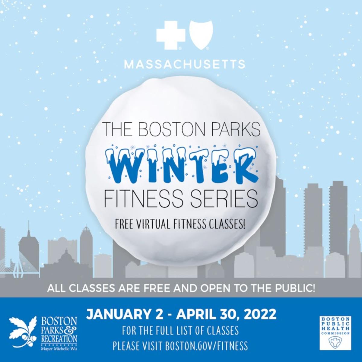 City of Boston Winter Fitness graphic