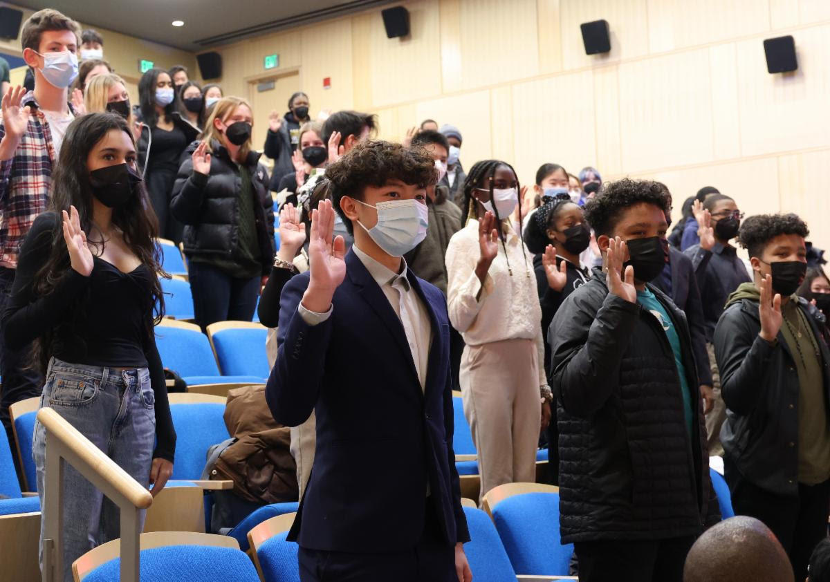 Members of the Mayor's Youth Council