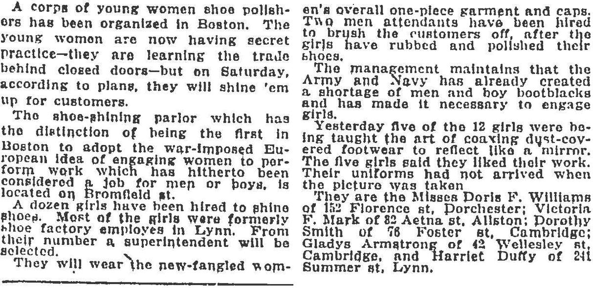 Boston Globe, July 18, 1917