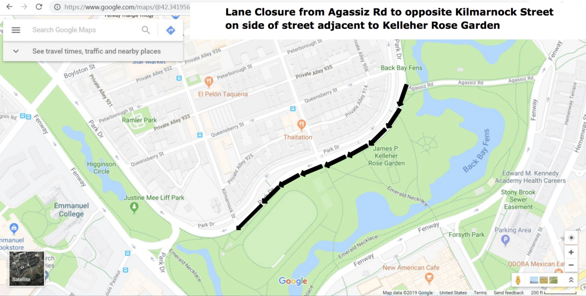 rose garden party 2022 road closure