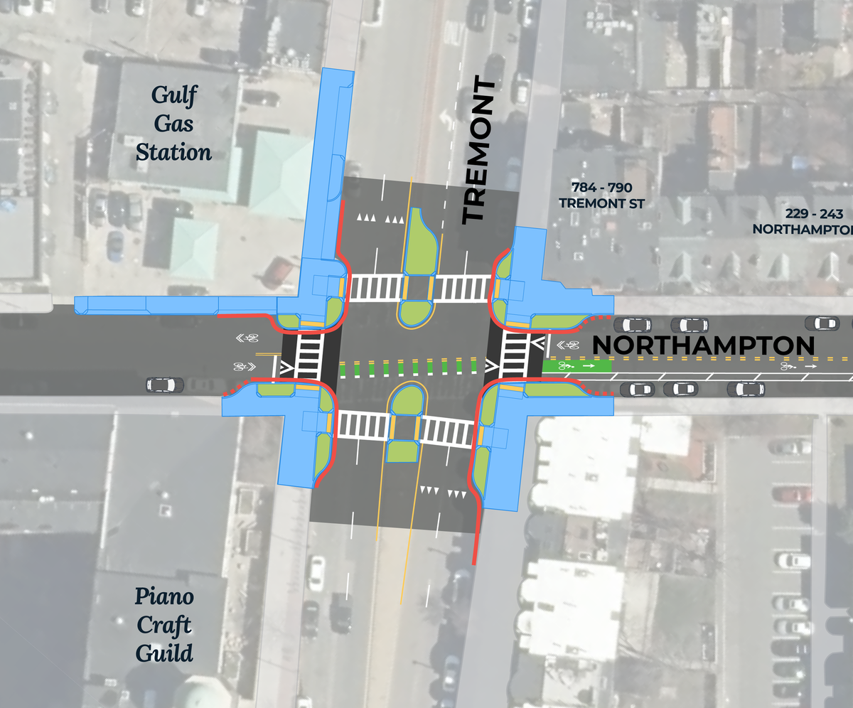 2022-06 Tremont and Northampton Crosswalk