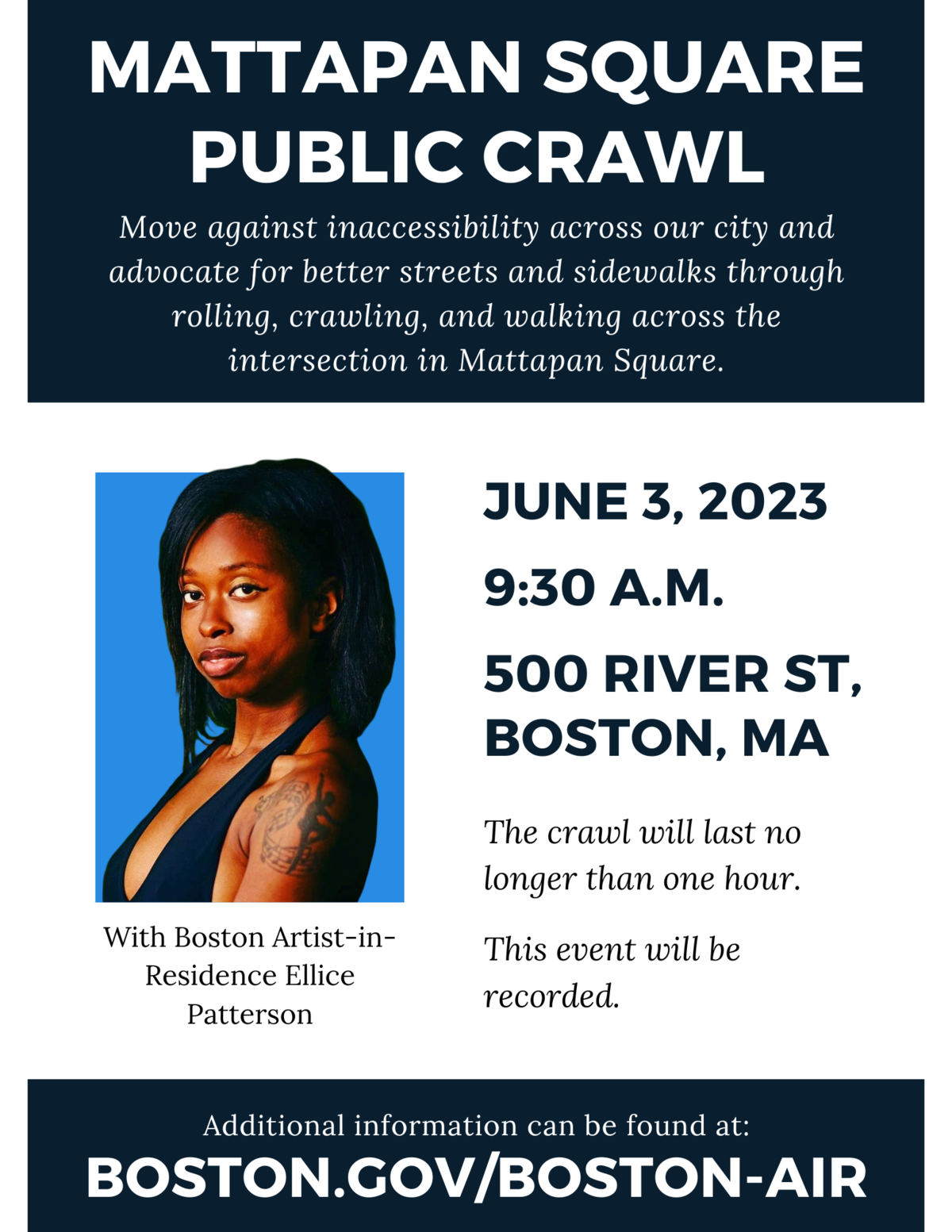 Mattapan Square crawl flyer