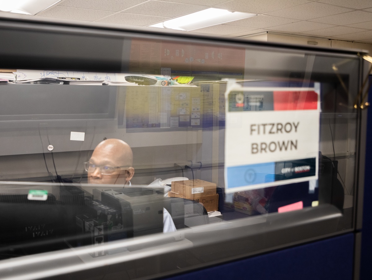 This is a photo of Fitzroy Brown, a Network Engineer for the Department of Innovation and Technology in Boston.