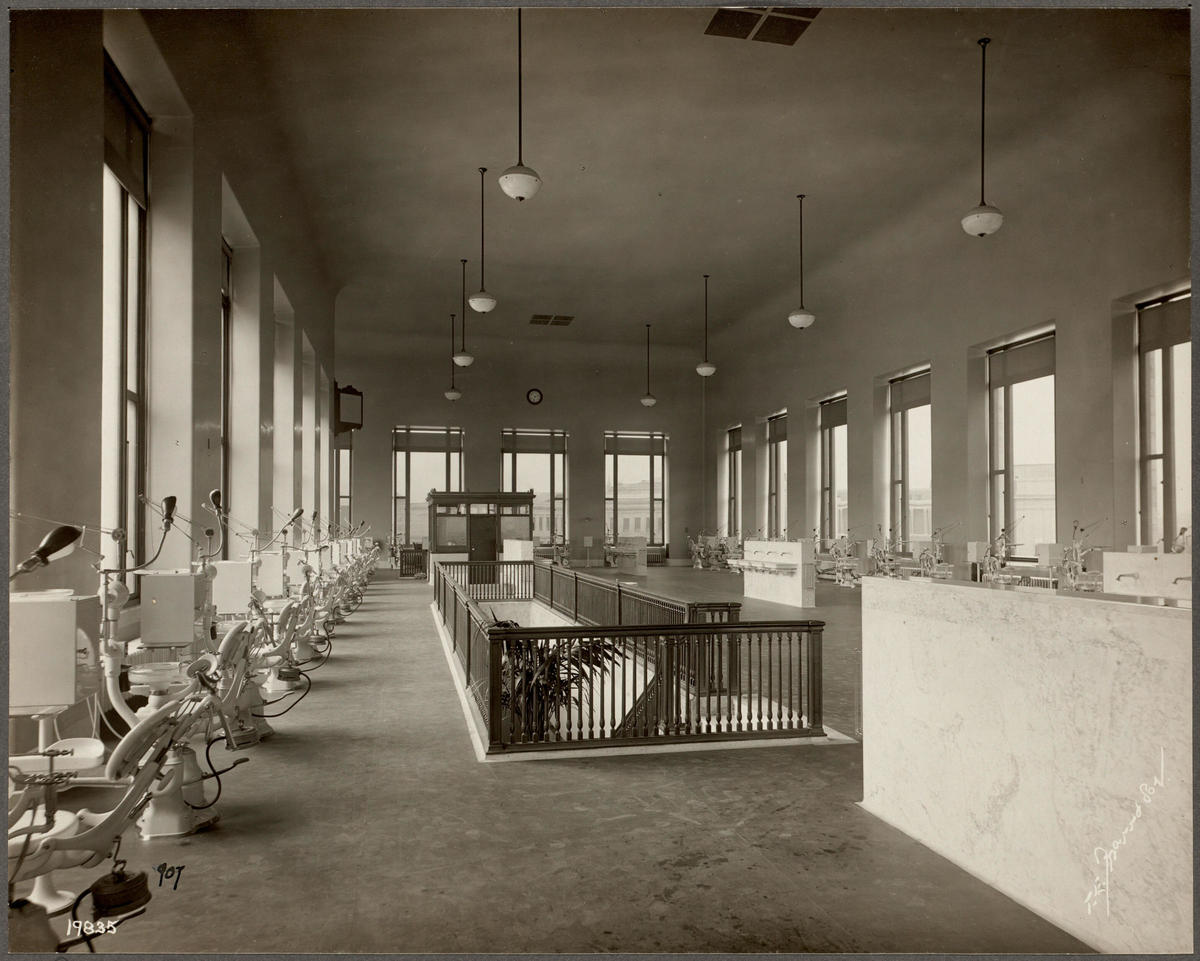 Image of a room at the Forsyth Dental Infirmary 