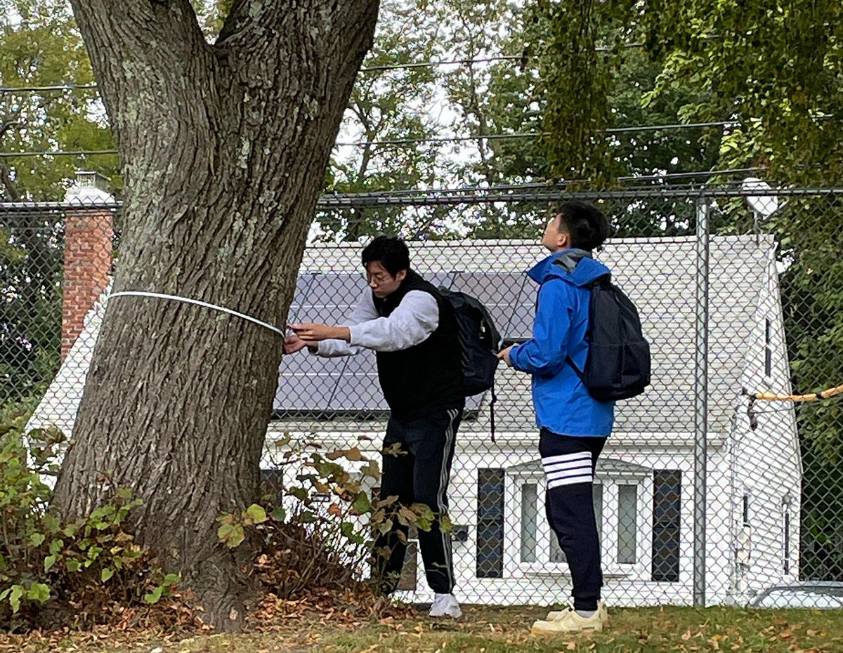 BU Students at Ross Playground