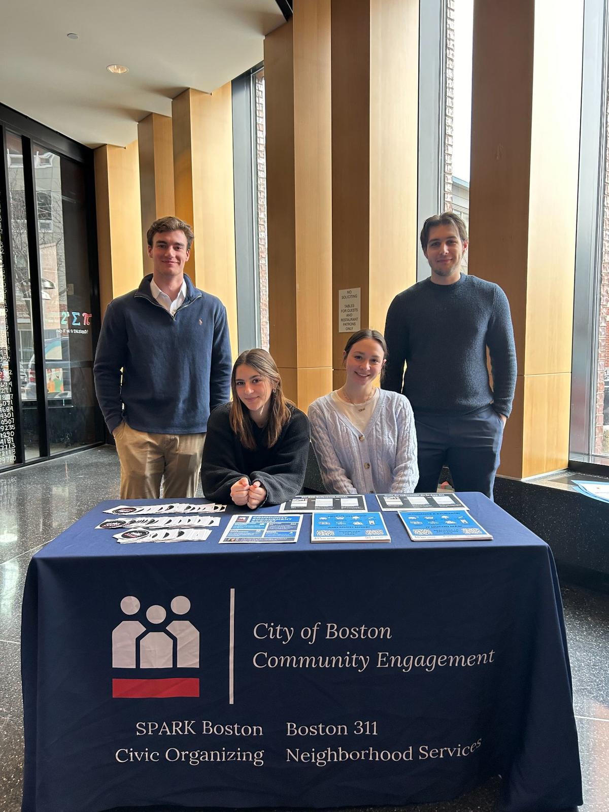 311 Team at the Boston Public Schools Resource Fair 