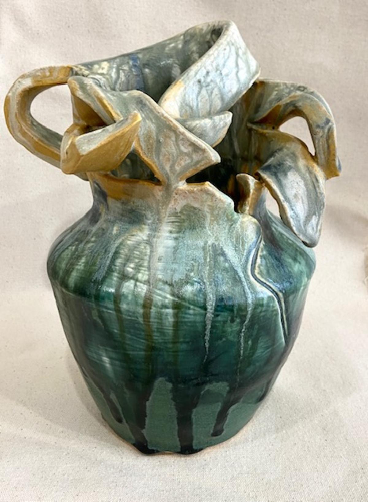Ceramic vase by Gena Mavuli