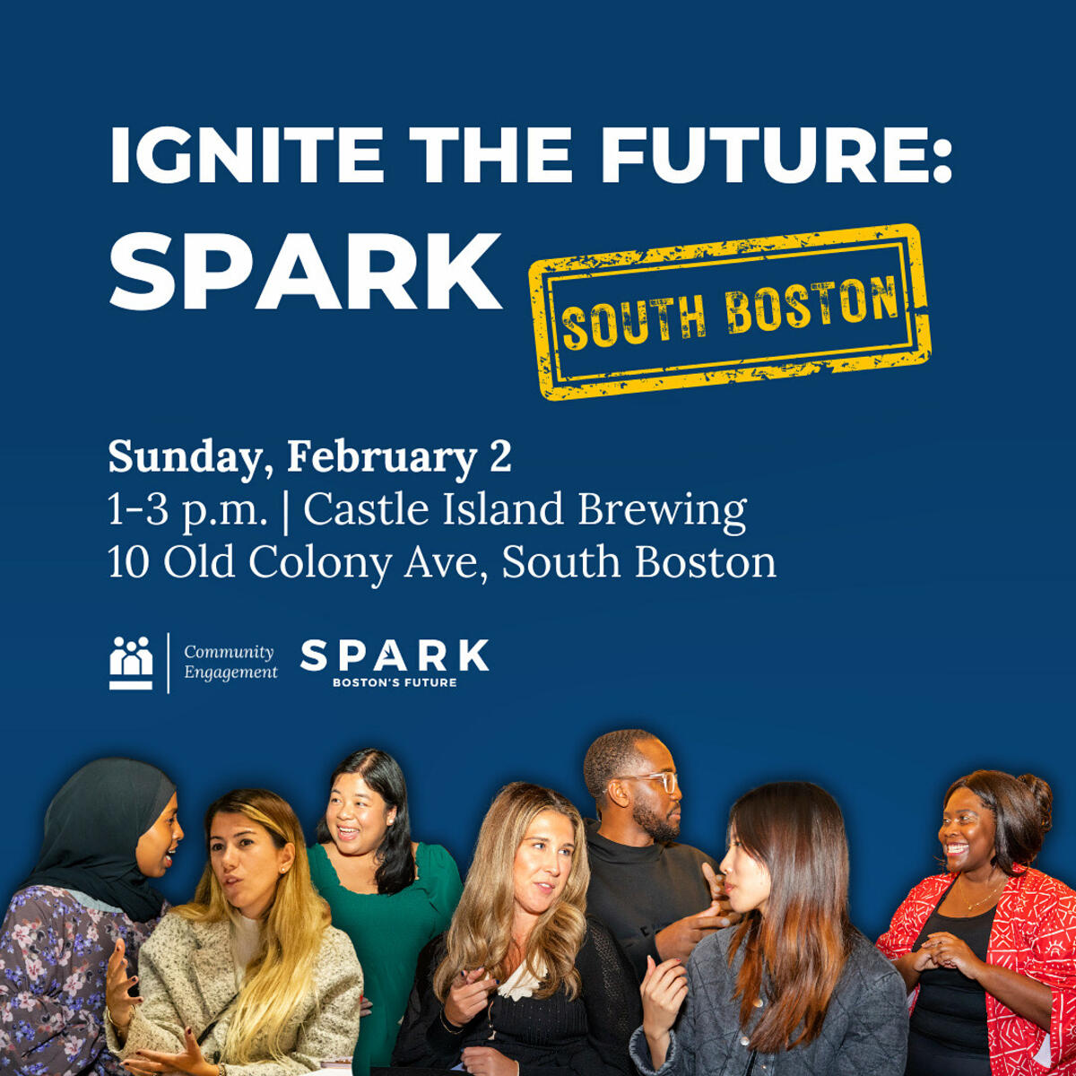 SPARK Southie Social Graphic