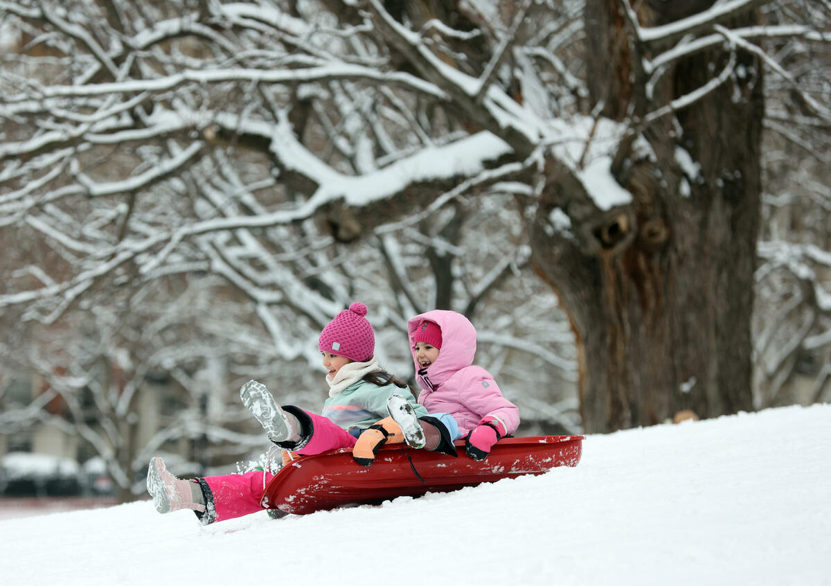 sledding
