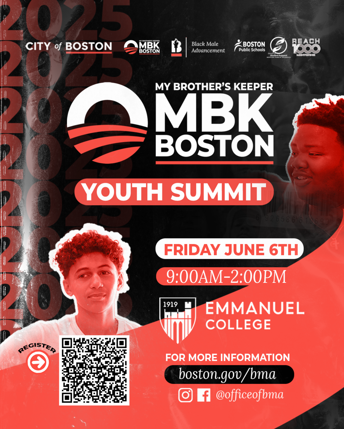 Image of flyer for My Brother's Keeper youth event