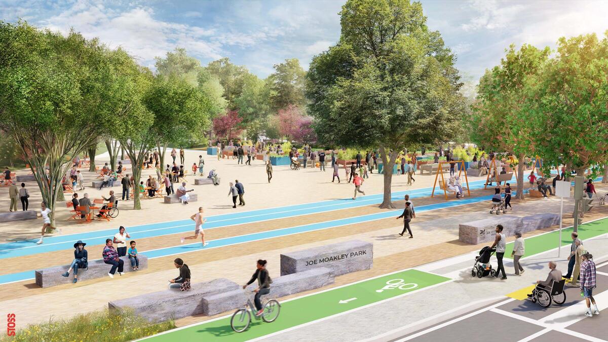 Moakley community garden