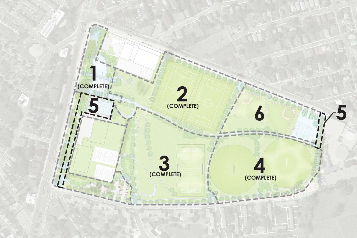 Harambee Park Phase 5 diagram