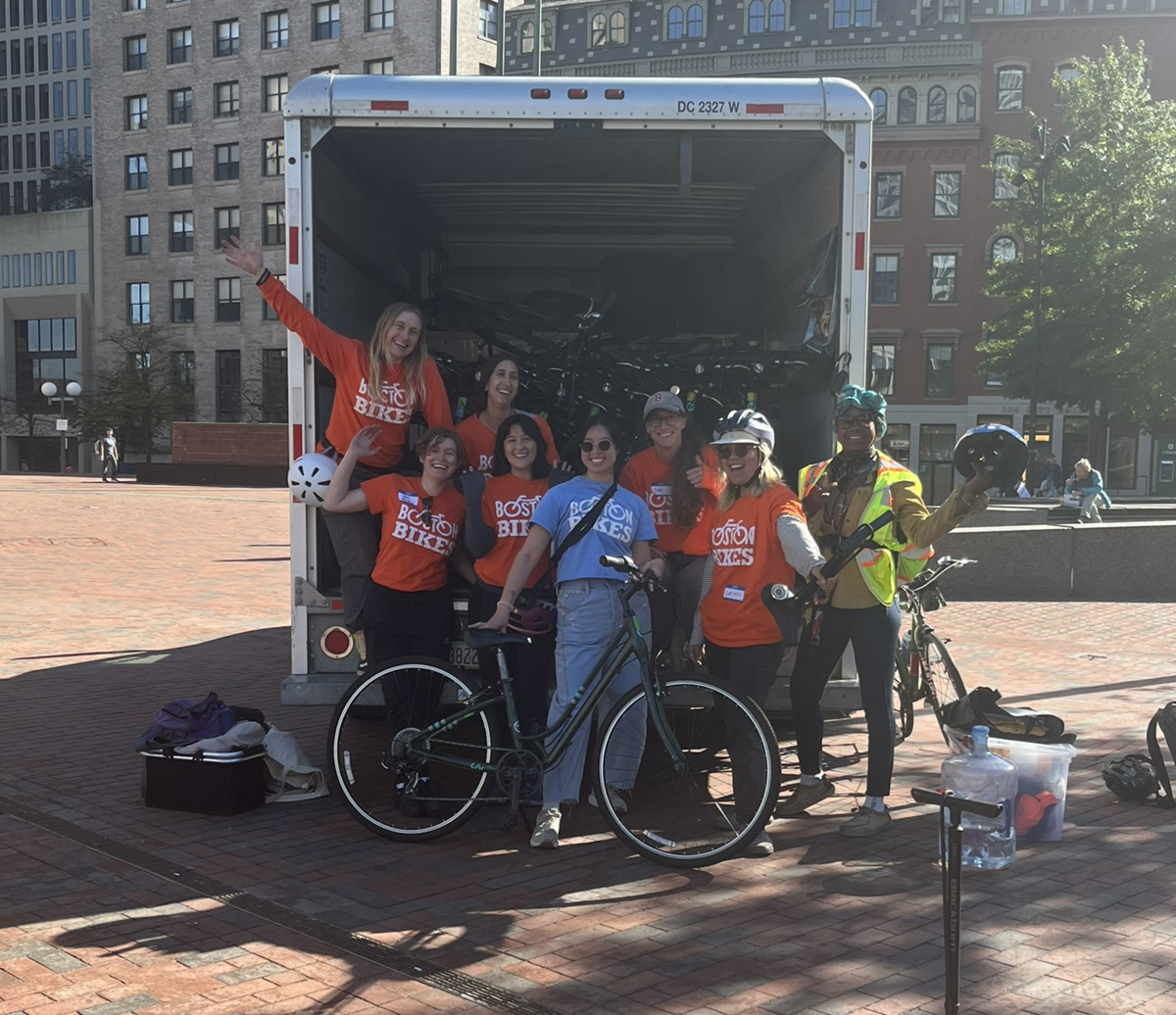 2025 Learn to Ride staff photo with truck