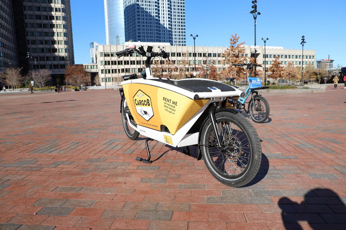 Picture of CargoB Bike in City Hall Plaza