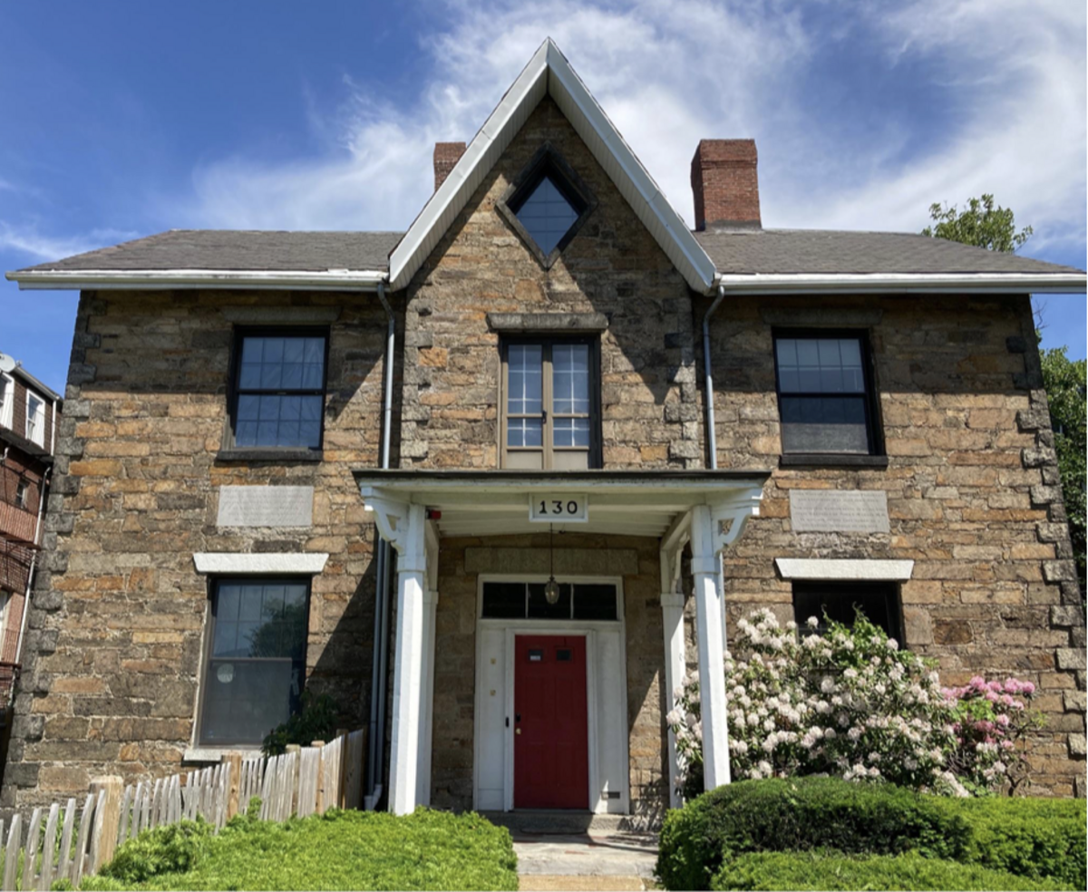 Photograph of the Warren House, Roxbury. 