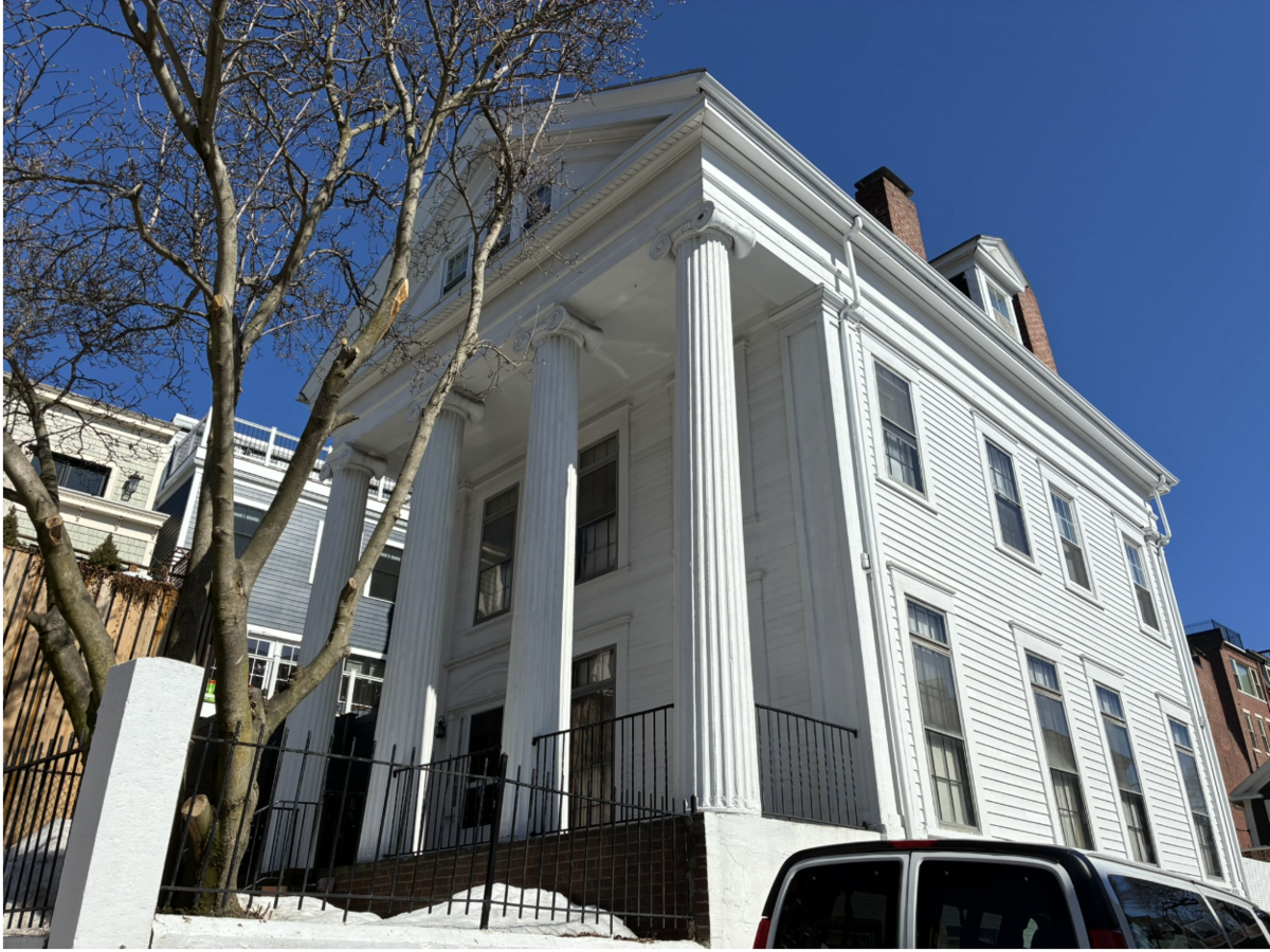 Photograph of the Swallow Mansion at 33 Cordis Street in Charlestown.