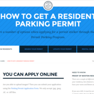 Image for resident parking permit screenshot