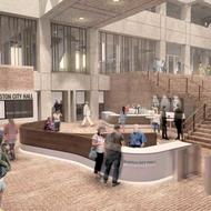 Image for boston city hall lobby renovation