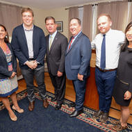 Image for mayor walsh announced the pair initiative at an event with other local officials 