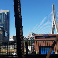 Image for a view of the zakim bridge from charlestown