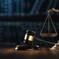 Justice scale in library 