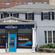 Front facade of the Bussey House in Lower Mills