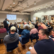 Photograph from Monument Square Landmark District Study Committee Community Event.
