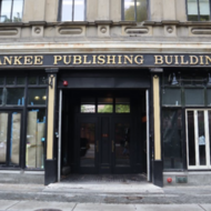 Photograph of Yankee Publishing Building. 