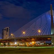 Image for the zakim bridge as seen from charlestown