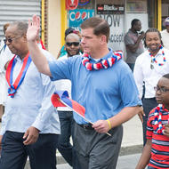 Image for mayor walsh attended the 2014 haitian american unity parade in mattapan