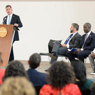 Image for mayor martin walsh offers remarks during the unveiling of boston's resilience strategy 