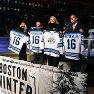 Image for mayor martin walsh celebrates the grand opening of boston winter on city hall plaza in partnership with berkshire bank and td garden, city hall plaza will feature a skating rink and many open booth bazaar style shops from now on to february 2017 