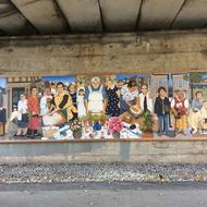 Image for photo of immigrant grandmothers mural in east boston
