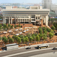 Image for design for city hall plaza renovation announced