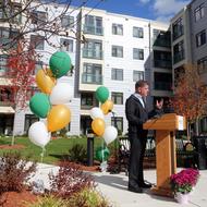 Image for ribbon cutting of melnea cass apartments