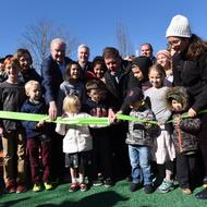 Image for ribbon cutting of smith playground