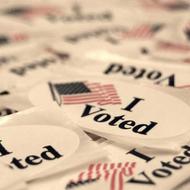 Image for photo of 'i voted' buttons