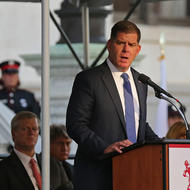 Image for mayor walsh at a press conference