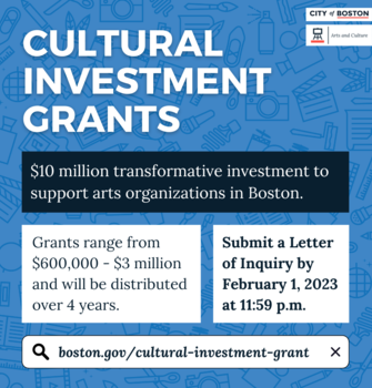 Cultural Investment Grants graphic