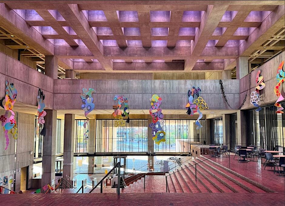 Airplay installed in the City Hall Mezzanine Gallery