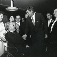 Mayor John F. Collins with President John F. Kennedy